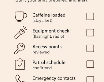 Wachmann Nachtschicht Checkliste – Boot-Up Karte (PDF)