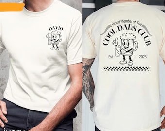 Comfort Colors® Cool Dads Club Shirt, Custom Dad Beer Tee, Personalized Name Dad Shirt, Funny Daddy Gift, Fathers Day Shirt, New Dad Gift