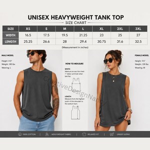 Camiseta sin mangas Comfort Colors® personalizada con tu foto, camiseta con imagen personalizada, sube tu propia imagen, camiseta vintage personalizada con foto, regalos para novios imagen 10