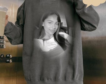 Comfort Colors® Custom Your Photo Shirt, Personalized Picture Tee, Custom Photo Sweatshirt, Vintage Custom Photo Gift, Girlfriend Gifts