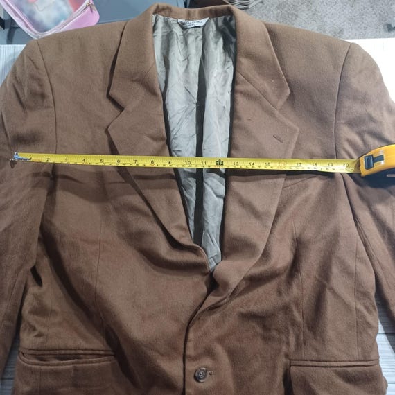Northbrook Mens Vintage Brown Two Button Blazer Sport Coat Made in USA View 6