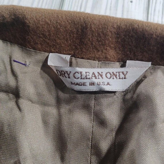 Northbrook Mens Vintage Brown Two Button Blazer Sport Coat Made in USA View 3