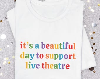 Rainbow Theatre Kid Tee | Support Live Theatre Broadway Apparel