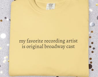 Original Broadway Cast Shirt | Broadway Musical Gift