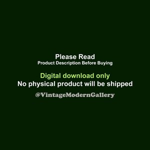 K&ouml;nnte beinhalten: Dunkelgr&uuml;ner Hintergrund mit wei&szlig;em und hellgr&uuml;nem Text. Der Text lautet: &bdquo;Bitte lesen Sie die Produktbeschreibung vor dem Kauf. Nur digitaler Download. Es werden keine physischen Produkte versendet.&ldquo; Der Etsy-Shop-Name ist ebenfalls enthalten.