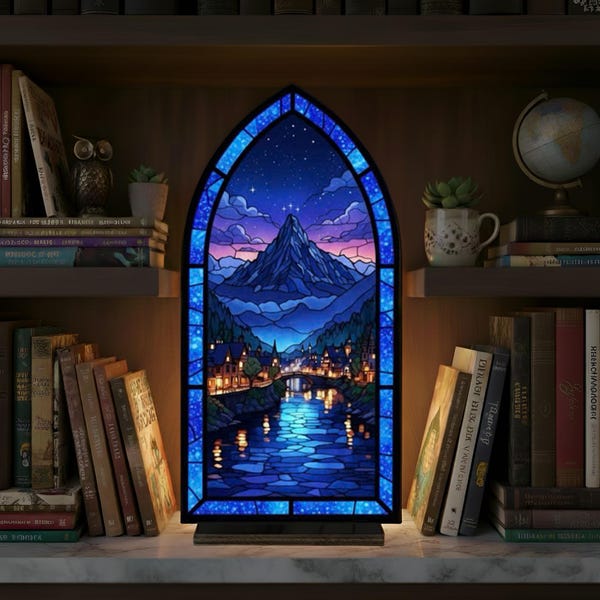 Velaris Night Court Book Nook, ACOTAR Fantasy Book Nook, Starry Bookshelf Decor, Book Lover Gift, Feyre Book Gift For Fan
