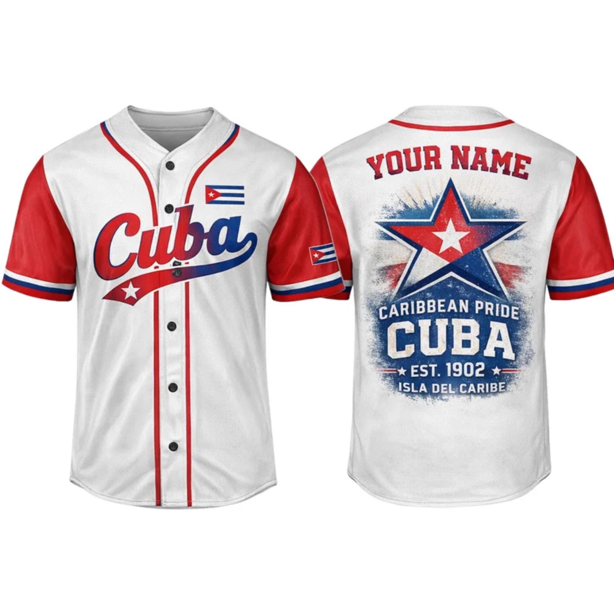 Cuban Baseball Jersey - Etsy