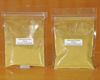 Atomized Brass Cold Casting Metal Powder, 325 Mesh