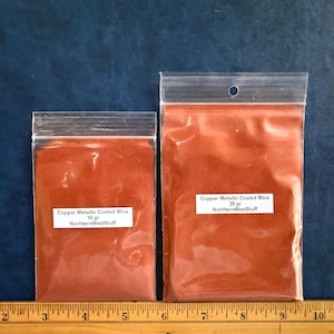 Mica, Copper Metallic Coated Flake