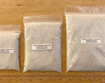 Feldspar, Granular, 24-60 Mesh (about 0.25mm to 0.75mm)