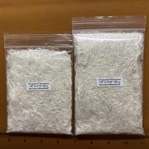 Chopped Fiberglass, 1/8"- 5/16" Long