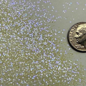 Crystalina, Iridescent Flake, Yellow-Violet, 0.015"