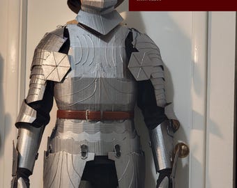 Full Gothic Style Knight Armor Template Pattern