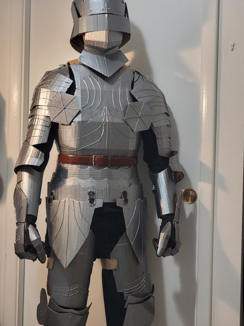 Full Gothic Style Knight Armor Template Pattern Etsy