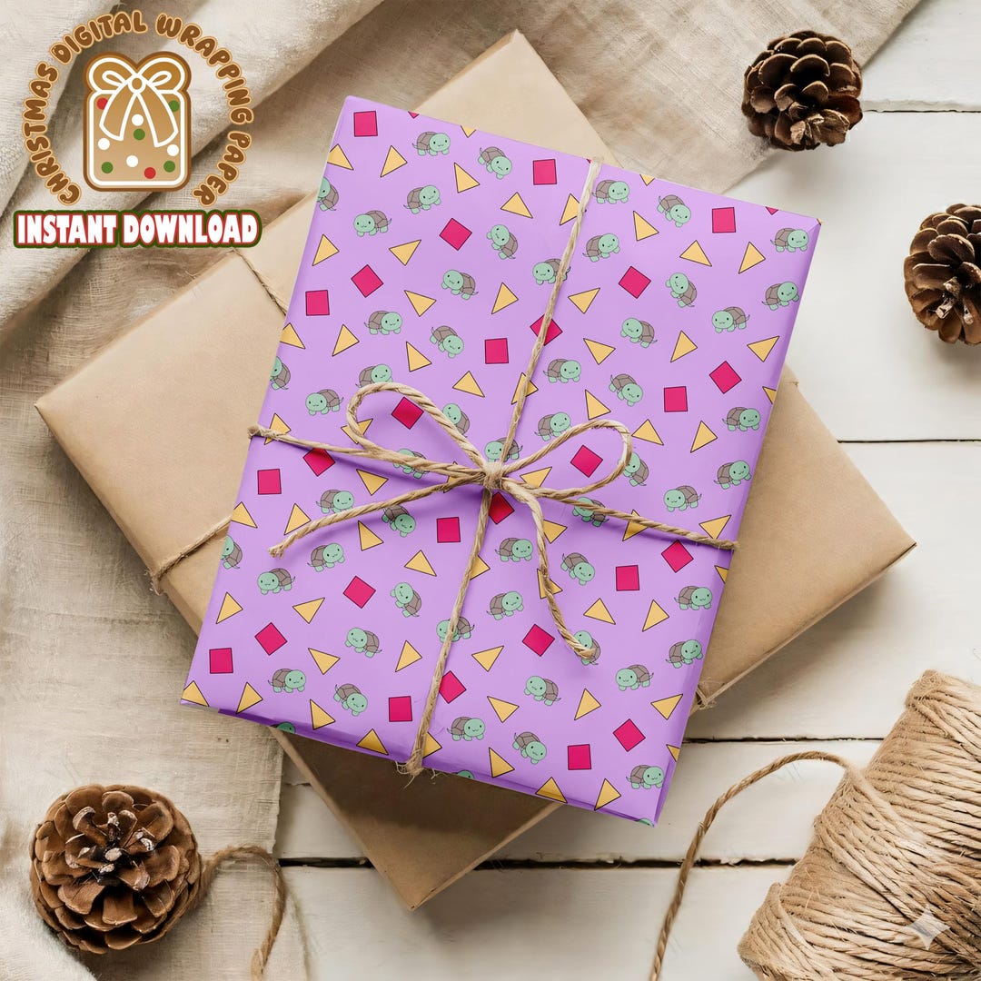 Huntrix Digital Christmas Wrapping Paper, Colorful Idol Inspired ...