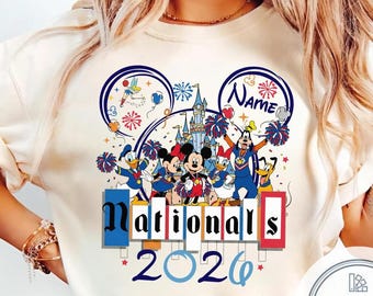 Personalized Disneyland UCA All Star Nationals 2026 shirt, Mickey & friends WDW Cheerleading and Dance Championships Cheerleader