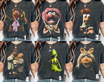 Retro Disneytrip The Muppets Shirt, Personalized Vacation Family Tee, Studios Muppet Show 50th Anniversary Graphic Tee, Family Matching Tee
