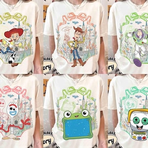 Coquette Bow Disneyland Pixar Toy Story 5 Shirt, LilyPad Smarty Pans Buzz lightyear, Magic Kingdom Magical Castle Tee, Disneyland Girl Trip image 1
