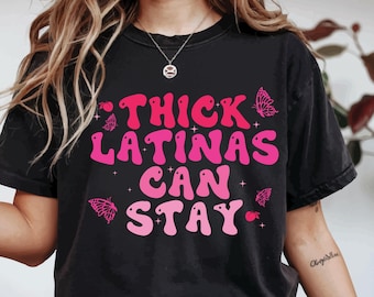 Shirt dikke latinas kan blijven – Body Positive Graphic T-shirt, I Love My Latina