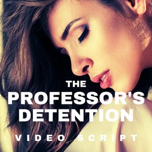 Roleplay Script| "The Professor's Detention" Teacher Student Fantasy| 1000 Word Script| Adult Video Script w Captions| For OnlyFans & Fansly