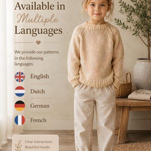 Kids Sweater Pattern, Top-Down Raglan PDF with Charted Cable Increases