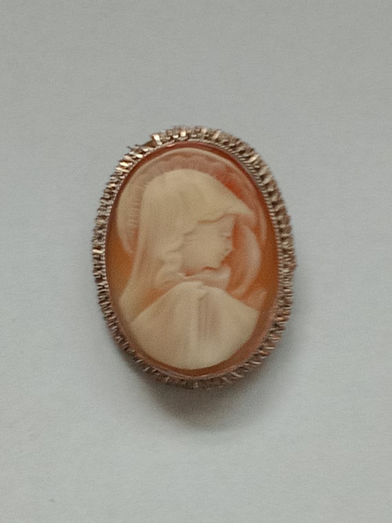 Beautiful Antique RS 800 Sterling Silver Cameo Pi… - image 6