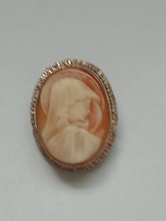 Beautiful Antique RS 800 Sterling Silver Cameo Pi… - image 4