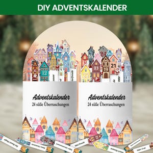 Adventskalender Duplo DIY | Weihnachtsgeschenk Banderolen Set | Kleine Aufmerksamkeit zu Weihnachten