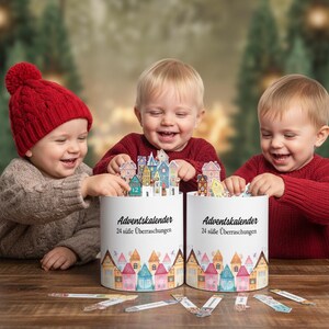 Adventskalender Duplo DIY | Weihnachtsgeschenk Banderolen Set | Kleine Aufmerksamkeit zu Weihnachten image 4