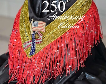 250th Anniversary Edition USA Satin Fashion Collar!