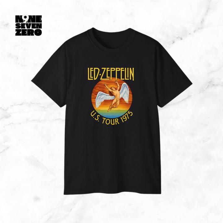 Led zeppelin us tour 1975 shirt - Etsy 日本