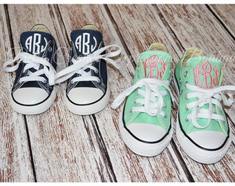 monogrammed converse tennis shoes