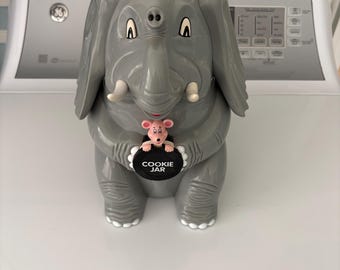 El tarro de galletas de elefante original de 1999 con sonido de trompeta
