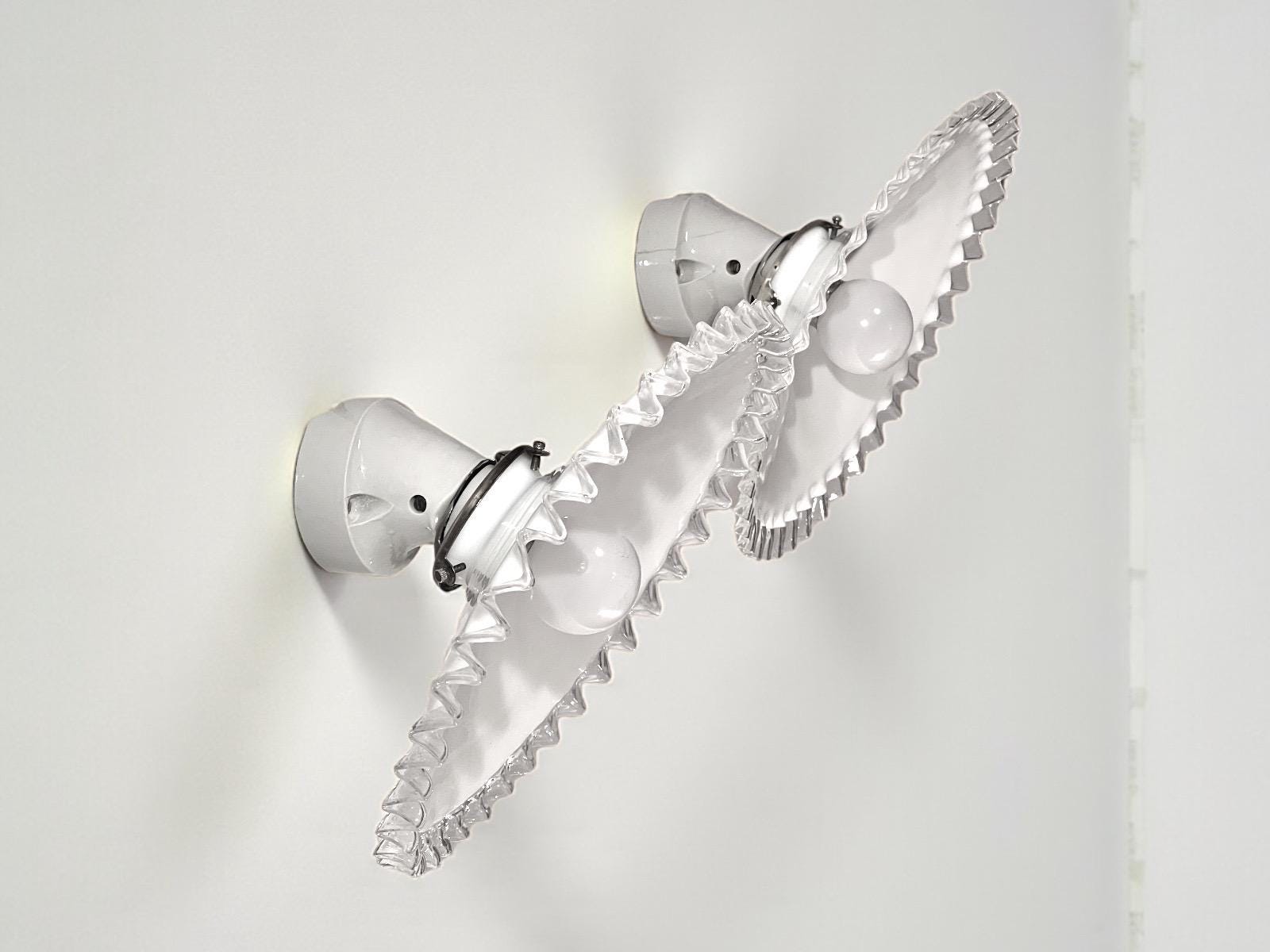 Plafonnier boule opaline blanche art déco années 30 40 | Selency