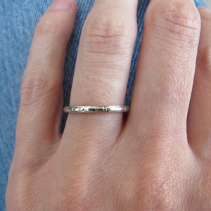 Antiker Platin Art Deco Ehering Ring Bild 5