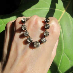 Antique Collet Set Paste Necklace