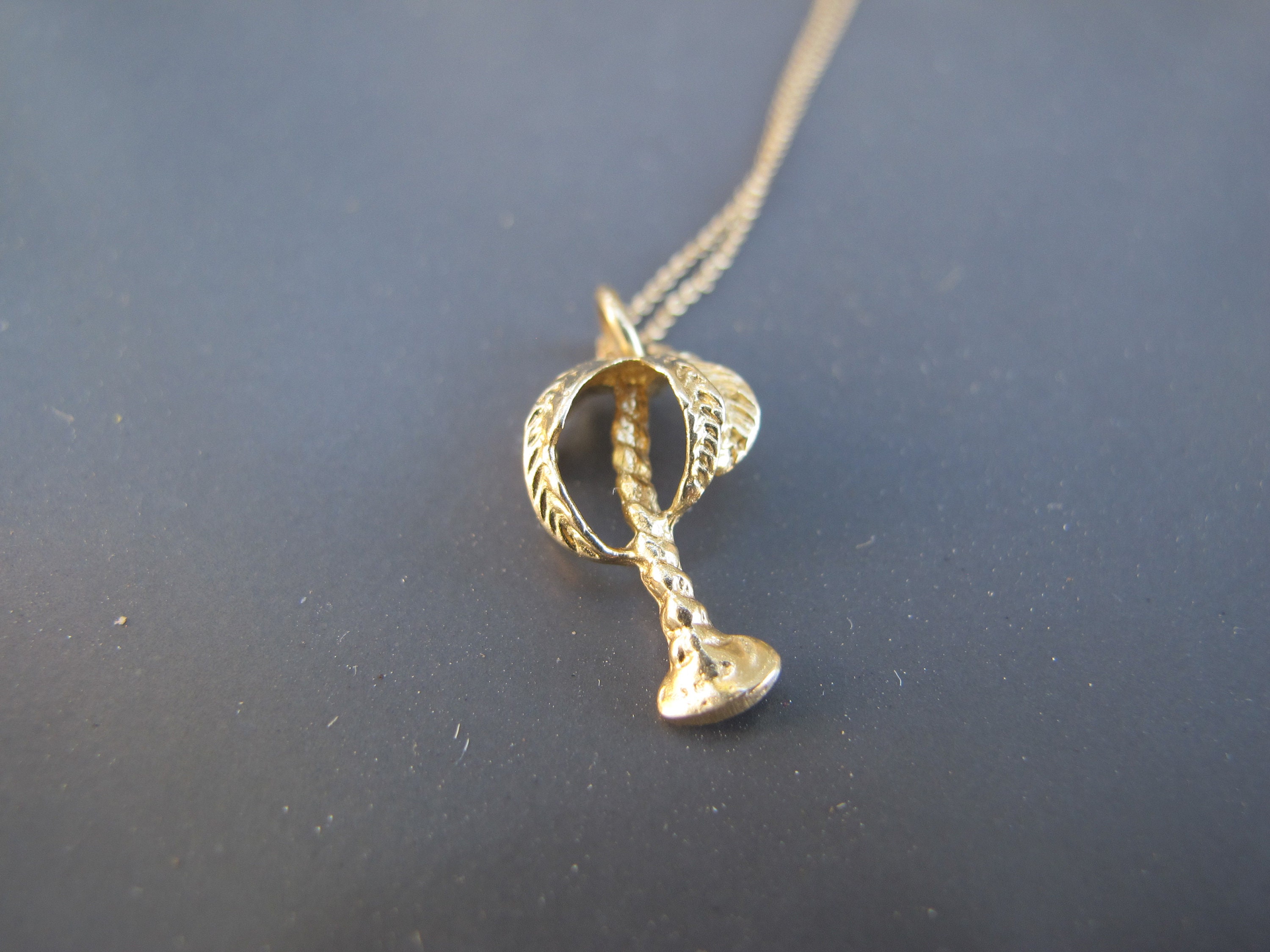 Vintage 14k Yellow Gold Palm Tree Charm Pendant Etsy