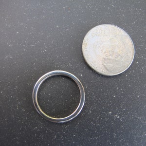 Antiker Platin Art Deco Ehering Ring Bild 8