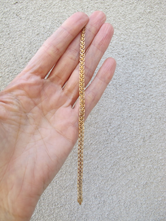 Vintage 14k Yellow Gold Mesh Link Bracelet