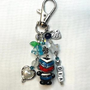 Vigilante Clay Charm Keychain