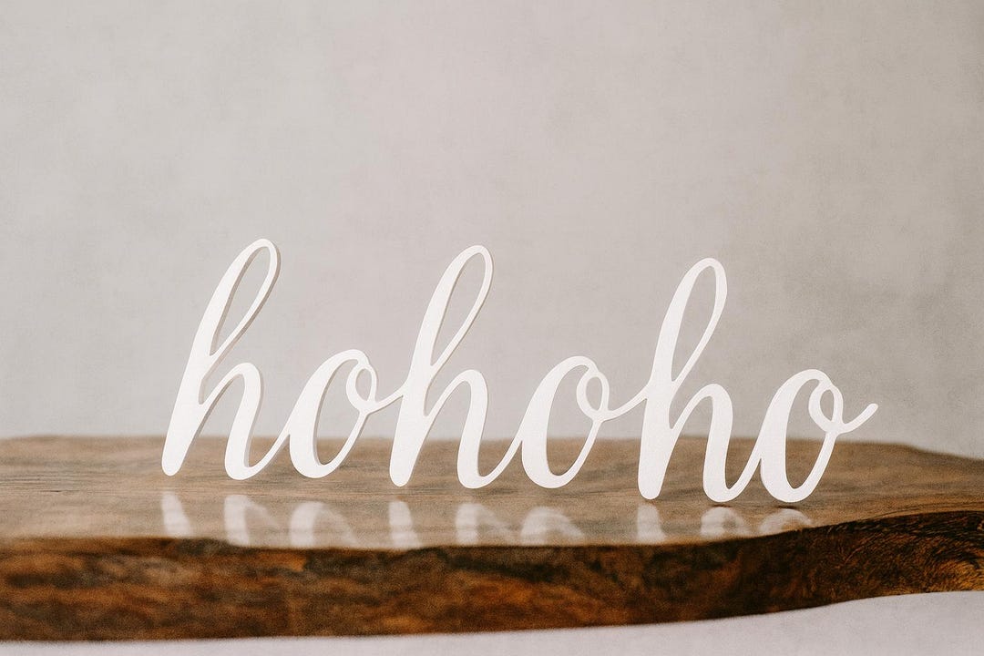 Hohoho Lettering Style Minimalist