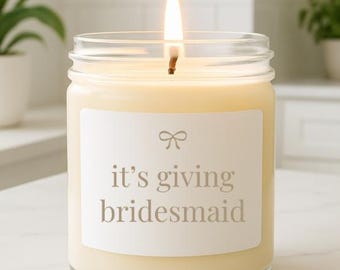 Boîte cadeau pour demoiselle d'honneur Bougie de proposition pour demoiselle d'honneur pour une fête de mariage Serez-vous ma demoiselle d'honneur Cadeau souvenir pour une amie Bougie de demoiselle d'honneur