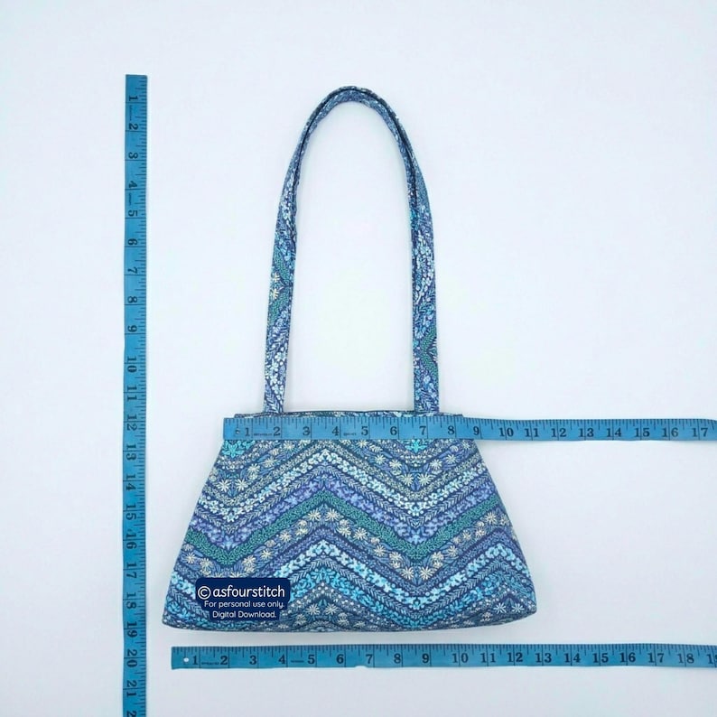 DIY Baguette Shoulder Bag Sewing Pattern and Video Tutorial - With ...