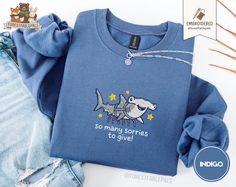 Embroidered Jamal Shark Sweatshirt, Dungeon Crawler Carl Tee Sweater Fantasy Book Reader Tshirt Princess Donut and Mongo Shirt Bookish Merch
