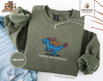 Sudadera bordada de la princesa Donut y Mongo, camiseta de Carl Dungeon Crawler, camiseta de lector de libros de fantasía, amante de los gatos frikis, mercancía literaria de Mongo