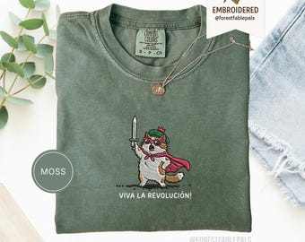 刺繍入り「Viva La Revolución」、カール・プリンセス・ドーナツシャツ、コンフォートカラーズ、ダンジョンクローラー・カール・マーチTシャツ、ファンタジーブックリーダーTシャツ