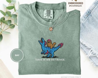 Camiseta bordada Princesa Donut e Mongo, Camiseta Dungeon Crawler Carl, Leitor de Livros de Fantasia, Geek, Amante de Gatos, Donu Mongo, Produtos Literários