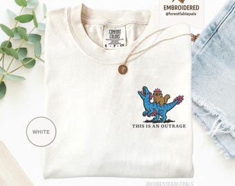 Geborduurd Princess Donut and Mongo shirt, Dungeon Crawler Carl Tee Fantasy Book Reader Geeky Cat Lover Tshirt Donu Mongo Bookish Merch