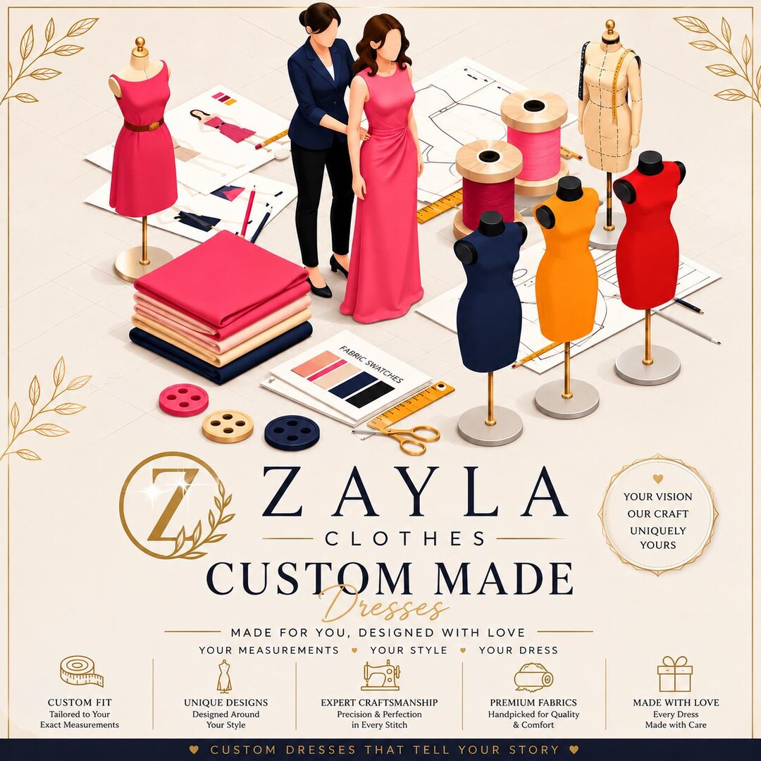 Custom Made Dress | Personalized Wedding and Bridesmaid Dress | Choose ...