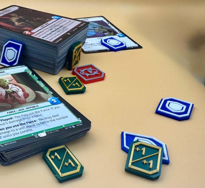 3D Printed Star Wars Unlimited TCG Tokens | Complete Game Counter Set ...